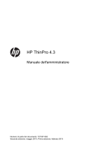 HP t610 Flexible Thin Client Manuale utente