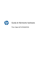 HP t5740 Thin Client Guida di riferimento