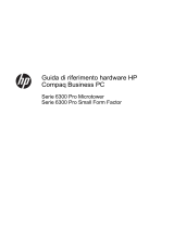 HP Compaq Pro 6300 Microtower PC Guida di riferimento