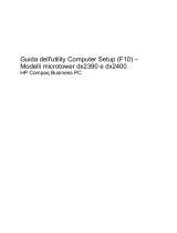 HP Compaq dx2400 Microtower PC Guida utente