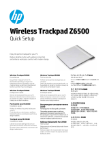 HP Z6500 Wireless Trackpad Guida Rapida