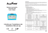 AlcaPower LiFE-PO4-100 Guida d'installazione