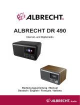 Albrecht DR 490 Walnuss-Holz, Digitalradio Internet/DAB+/UKW Manuale del proprietario