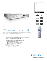Philips DVDR3330H/19 Product Datasheet