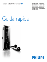 Philips SA1MXX04B/02 Guida Rapida