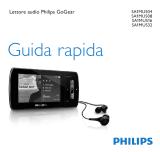 Philips SA1MUS08K/02 Guida Rapida