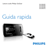 Philips SA1ARA04K/02 Guida Rapida