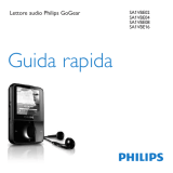 Philips SA1VBE04KF/02 Guida Rapida