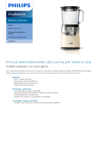 Philips HR2181/10 Product Datasheet