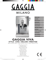 Gaggia Milano RI8437 Manuale del proprietario