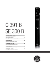 AKG C 391 B Kondensator-Mikrofon Manuale utente