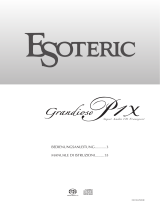 Esoteric Grandioso P1X Manuale del proprietario