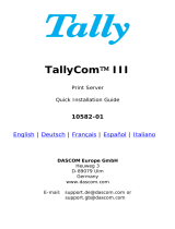Tally Dascom TallyCom III Guida Rapida