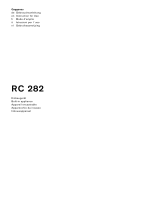 Gaggenau RC 282 Manuale del proprietario