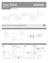 Etac Relax shower seat Manuale utente