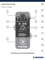 TCElectronic DITTO+ LOOPER Manuale utente