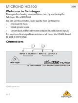 Behringer HD400 Manuale del proprietario