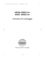 KitchenAid KRSF 9005/BL Guida d'installazione