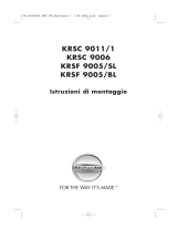 KitchenAid KRSC - 9006 I Guida d'installazione