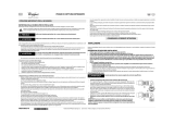 Whirlpool GMF 6422/IXL Program Chart