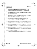 Whirlpool AKR 438 NB Program Chart