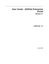 Barco QAWeb Enterprise Guida utente
