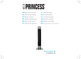 Princess Smart Black/Silver WIFI Connected Tower Fan Manuale utente