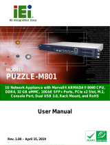 IEI Technology PUZZLE-M801 Manuale utente