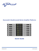 powersoft Quattrocanali 2404 DSP+D Quick Manual