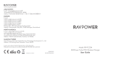 RAVPower RP-PC034 Manuale utente