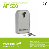 Comunello AF 550 Manuale utente