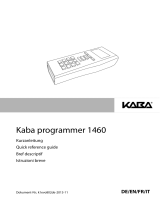 Kaba 1460 Quick Reference Manual