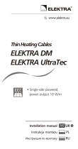 ELEKTRA ELEKTRA UltraTec Guida d'installazione