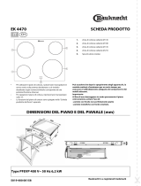 Bauknecht EK 4470 IN Program Chart