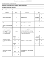 Indesit BTW L60300 IT/N Product Information Sheet