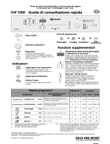 Bauknecht GSF 2988 SG Program Chart