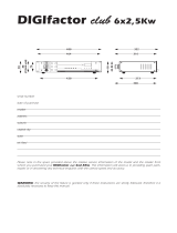 Coemar DIGIfactor club 6x2,5Kw Manuale utente