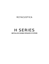 RCF ACUSTICA H series Manuale utente