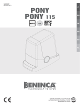 Beninca PONY Manuale utente