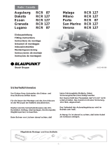 Blaupunkt Essen RCR 127 Fitting Instructions Manual