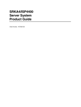 Intel ISP4400 - Server Platform - 0 MB RAM Manuale utente