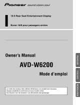 Pioneer AVD-W6200 Manuale utente