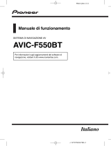 Pioneer AVIC-F550BT Manuale utente