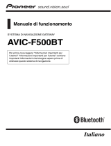 Pioneer AVIC-F500BT Manuale utente