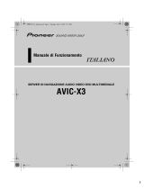 Pioneer AVIC-X3 Manuale utente