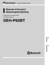 Pioneer DEH-P65BT Manuale utente