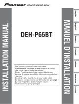 Pioneer DEH-P65BT Guida d'installazione
