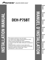 Pioneer DEH-P75BT Guida d'installazione