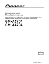 Pioneer GM-A3702 Manuale utente