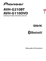 Pioneer AVH-G110DVD Manuale utente